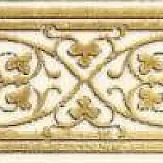 Керамическая плитка Катар/ qatar Бордюр Белый 2.8x25