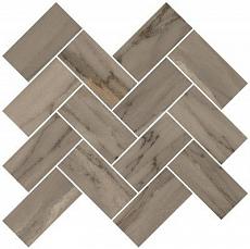 Мозаика palissandro  шеврон коричневый 28x32