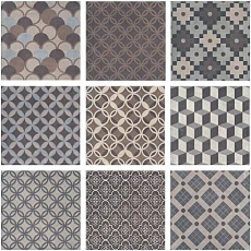 Керамогранит kerama marazzi sg1577n Карнаби-стрит орнамент 20x20