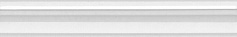 Керама Марацци Бордюр Багет Марсо белый обрезной белый для квартиры, для кухни, для ванной, для прихожей, для туалета