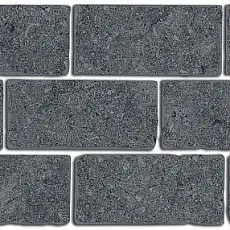 Керамогранит Бордюр Роверелла серый темный мозаичный 14,7x34,5