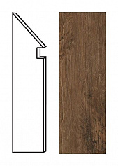 Atlas Concorde Axi Dark Oak Battiscopa Sag.SX коричневый 
