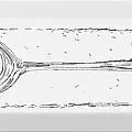 Керамическая плитка Декор spoon черный nt\b51\9001 8,5x28,5