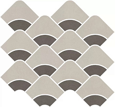 Керама Марацци Декор Kerama Marazzi KMD2HID008BR Таделакт наборный бежевый светлый, коричневый матовый обрезной разноцветный 