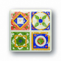 Tubadzin Majolika Quartet 1 декор бежевый для ванной для кухни