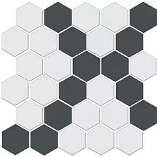 Керамическая плитка Декор kerama marazzi ad\a675\mm Агуста 8 мозаичный микс матовый 30.1x30.1