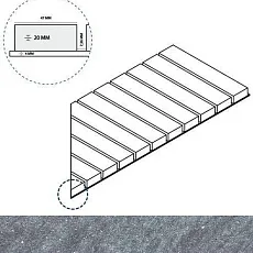 Керамогранит силвер решётка стрим 20 пр 25x60
