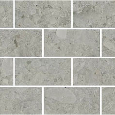 Керамическая плитка Декор kerama marazzi dd606020\mm Чеппо ди Гре мозаичный серый матовый обрезной 20x34.6