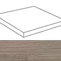 Ступени Этик/ etic rovere Гриджио scalino angolare dx 22,5x22,5