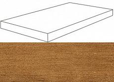 Ступени верити коньяк угловая правая 33x120