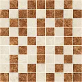 Мозаика Либра оранжевый+бежевый 30x30