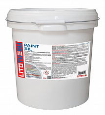 Высококачественная фасадная паропроницаемая краска LITOTHERM Paint Sil