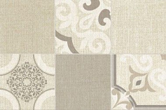 Шахтинская плитка Такеши бежевый 02 декор бежевый 