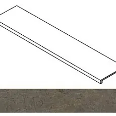 Ступени Атлас Конкорд Ринашенте Фьюжн Базальто Фронтальная 620070003260 коричневый 33x120