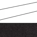 Керамогранит Марвел Тераццо black battiscopa Матт 7,2x60