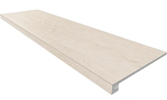 Estima Комплект Estima SF01 Soft Wood Nordic (Ступень 33x120 непол. прямоугол. бортик без насечек + Подступенок 14,5x120) кремовый 