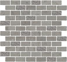 Керамическая плитка Декор kerama marazzi mbd010 Про Лаймстоун Антика 2 мозаичный серый матовый 30x32