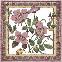 Керама Марацци Декор Виктория B2218\5055 фиолетовый для ванной