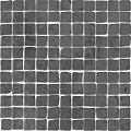 Керамическая плитка Декор kerama marazzi mbs001 Про Лаймстоун Спакко мозаичный серый темный матовый 20x20