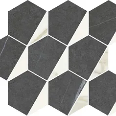 Мозаика Хексагон cold 25.4x31