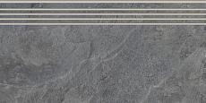 Ступени Керранова krater dark grey серый 30x60