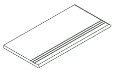 Ступени Италон Магма Айс закругленная Грип Пр 620040000241 бежевый 30x120