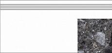 Ступени terrazzo dark grey 29,4x60