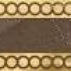 Керамическая плитка Миланезе Дизайн/ milanese design Бордюр Римский Марроне 3.6x60