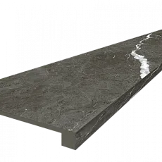 Ступени coliseumgres Микеланджело/ michelangelo Дарк Фронтальная 620070002490 Черный 33x120