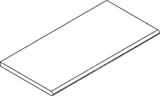 Бортик Италон Космос Грэй закругленный 620090001401 серый 30x120