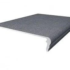 Ступени Ступень фронтальная Аллея серый темный 30x30