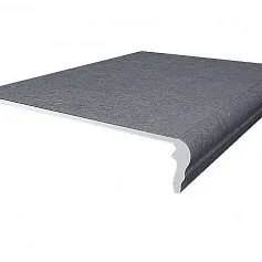 Ступени Ступень фронтальная Аллея серый темный 30x30