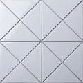 Мозаика triangolo Вайт glossy 26,25x26,25