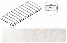 Италон ПУР РЕШЁТКА СТРИМ 20 бежевый для улицы для крыльца