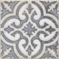 Керамическая плитка Вставка kerama marazzi stg\a408\1266h Амальфи орнамент коричневый 9.8x9.8