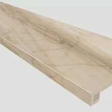 Ступени Комплект estima br01 Бернини/ bernini Перл (Ступень 33x120 Непол. Прямоугол. Бортик Без Насечек + Подступенок 14,5x120) 33x120