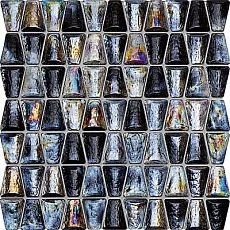 Мозаика dropr glass grey 30,4x30,6