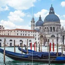 Керамическая плитка азалия панно венеция 3,4 35x50