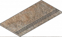 Италон ЭМЕРАЛЬД СТУПЕНЬ ЗАКРУГ.ГРИП 30X60 620040000042 коричневый для дома для крыльца для офиса для улицы