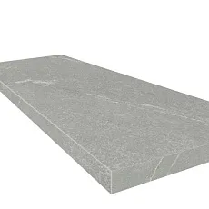 Ступени Лугано/ lugano silver scalino angolare dx 33x90