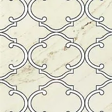 Керамическая плитка larda Вайт декор 29,8x74,8