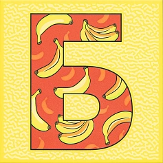 Керама Марацци Декор Kerama Marazzi HGD\A549\5109 Сад-огород Банан матовый разноцветный 