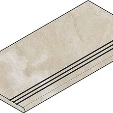 Ступени УАЙТ СТУПЕНЬ ЗАКРУГ.ГРИП 30x60 ЛЕВ 30x60