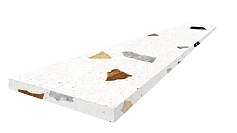 ColiseumGres ColiseumGres Палладио Уайт угловая левая 620070002373 белый белый 