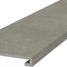 Ступени kerama marazzi km6012g0171rgcf фронтальная клееная Касабланка hp серый матовый обрезной 33x119.5