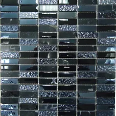 Мозаика super line (black) 30x30