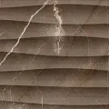 Керамическая плитка Миланезе Дизайн/ milanese design Марроне Волна 20x60