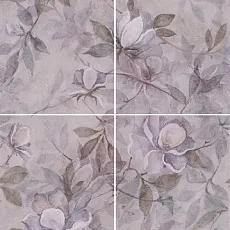 Керамическая плитка Панно Магнолия 3 (из 4 частей) 60x120