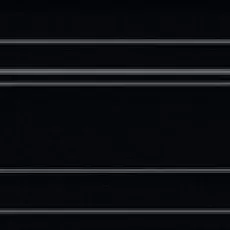 Керамическая плитка Бордюр Багет Синтра черный обрезной 7.3x40