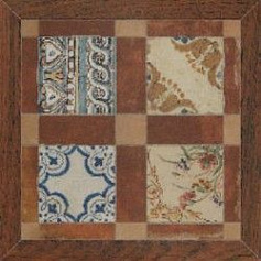 Шахтинская плитка Майорка коричневый КГ 02 (микс 5шт) бежевый 